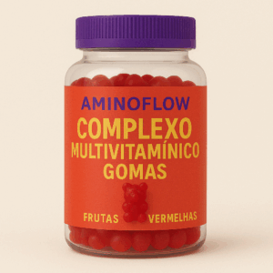 Multivitamínico Gummy - Sabor frutas vermelhas