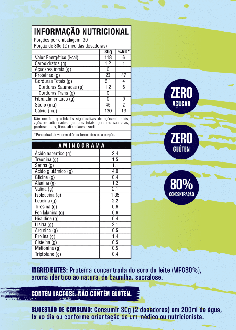 Whey Sabor Baunilha Aminoflow - 900g - Imagem 2