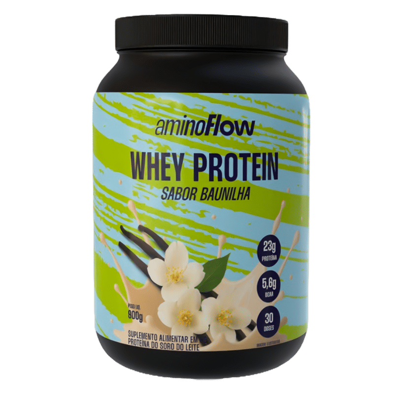 Whey Sabor Baunilha Aminoflow - 900g